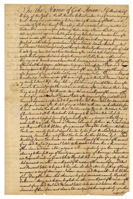 Probated will of Gilbert Ash, 1785