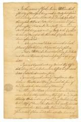 Probated will of William Cook, 1785