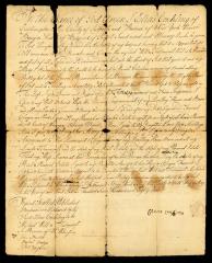 Probated will of Elias Conkling, 1785