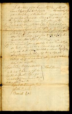 Probated will of Paul Doran, 1785