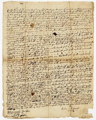 Probated will of Ruben Fowler, 1785