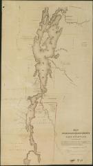 Map of French and English Grants on Lake Champlain