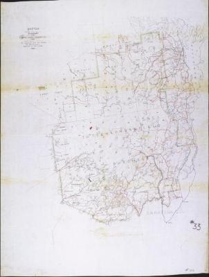 Sketch Showing the Proposed Boundary of the State Forest Reservation in the Adirondack Region, In Accordance with the Decision of Senate Special Committee on State Lands 1884