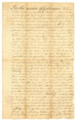 Probated will of William Ludlow, 1785