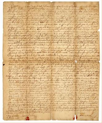 Probated will of Francis Keen, 1785