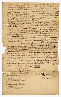 Probated will of John Lear, 1785