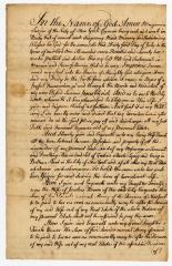Probated will of Benjamin Lazier, 1785