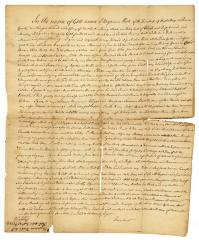 Probated will of Benjamin Kirk, 1785