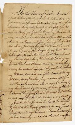 Probated will of Jacob Hellcott, 1785