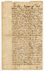 Probated will of Edward Fleming, 1785