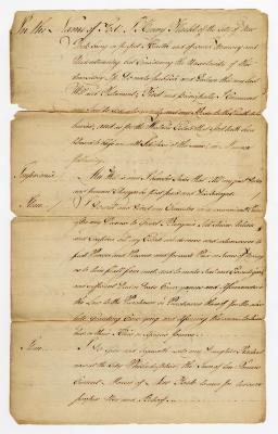 Probated will of Henry Hacht, 1785