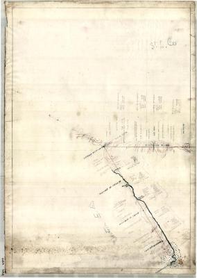 Map of Timber Lands around the Oswegatchie River