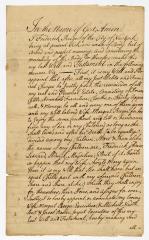 Probated will of Friderich Rüger, 1785