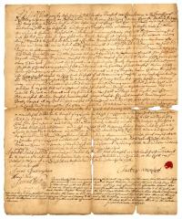 Probated will of Jacobus Monfort, 1785