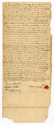 Probated will of Thomas Meritt, 1785
