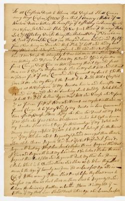 Probated will of Anne Mabee, 1785