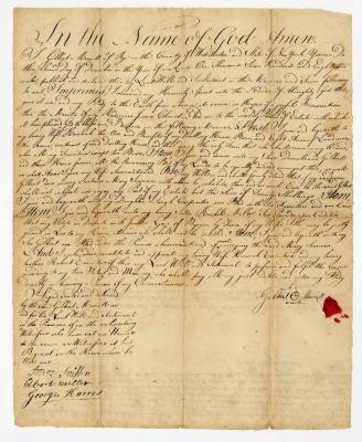 Probated will of Gilbert Merritt, 1785