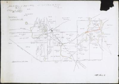 Map of Lands as Divided September 1889