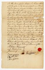 Probated will of Abraham Squire, 1785