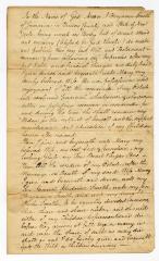 Probated will of Benjamin Smith, 1785