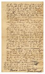 Probated will of Meriam Smith, 1785