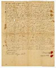 Probated will of Amos Smith, 1785