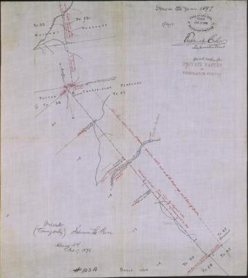 Totten & Crossfield's Purchase, Line Between Township No. 47 and No. 50