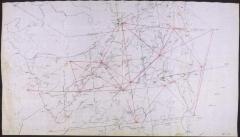 Central Adirondack Triangulation Network Diagram with Primary Triangulation Station Names
