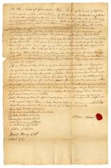 Probated will of William Townsend, 1785