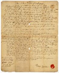Probated will of Thomas Baxter, 1786