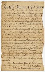 Probated will of John Adee, 1786