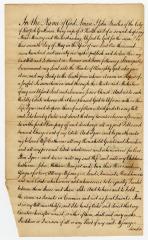 Probated will of John Bowles, 1786
