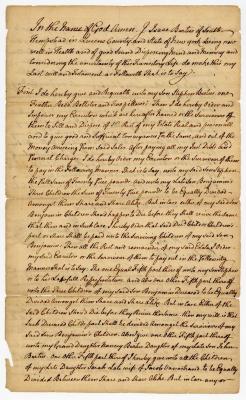 Probated will of Isaac Burtus, 1786