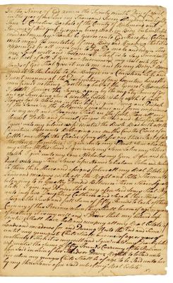 Probated will of Cornelius Barkelo, 1786