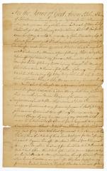 Probated will of John Burtus, 1786