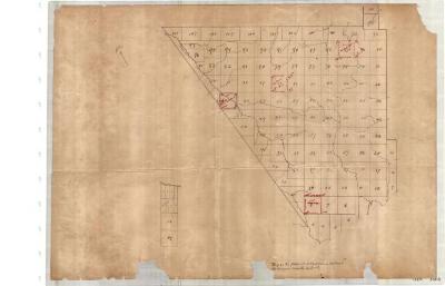 Map of Bayard's or Freemason's Patent
