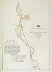 Map of the Survey of the Sacondaga [sic] River Between Station 484 and Station 551