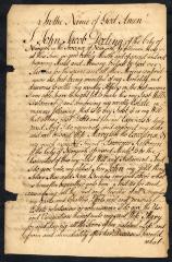 Probated will of John Jacob Doeling, 1786