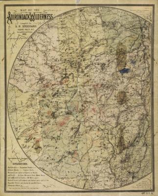 Map of the Adirondack Wilderness