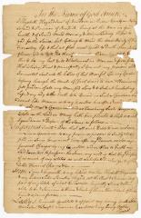 Probated will of Elizabeth Hazard, 1786