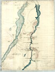 Map of the Inlet of Lake Champlain and Part of Lake George