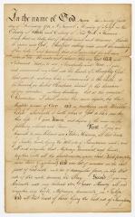 Probated will of Samuel Moncy, 1786