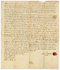 Probated will of Andrew Millow, 1786
