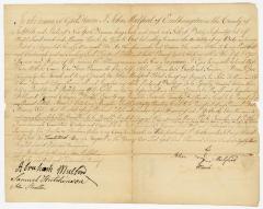 Probated will of John Mulford, 1786