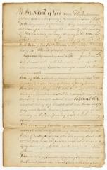 Probated will of David Mersereau, 1786