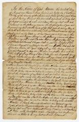 Probated will of Catherine Parleay, 1786