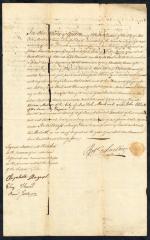Probated will of Robert Sinclair, 1786