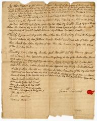 Probated will of Samuel Sherwood, 1786