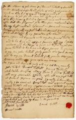 Probated will of Daniel Tuthill, 1786