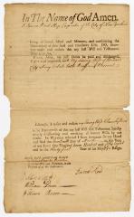 Probated will of James Reid, 1786